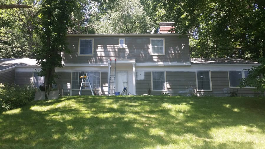 Home Exterior Painting Before - Pj'S Painting, Llc